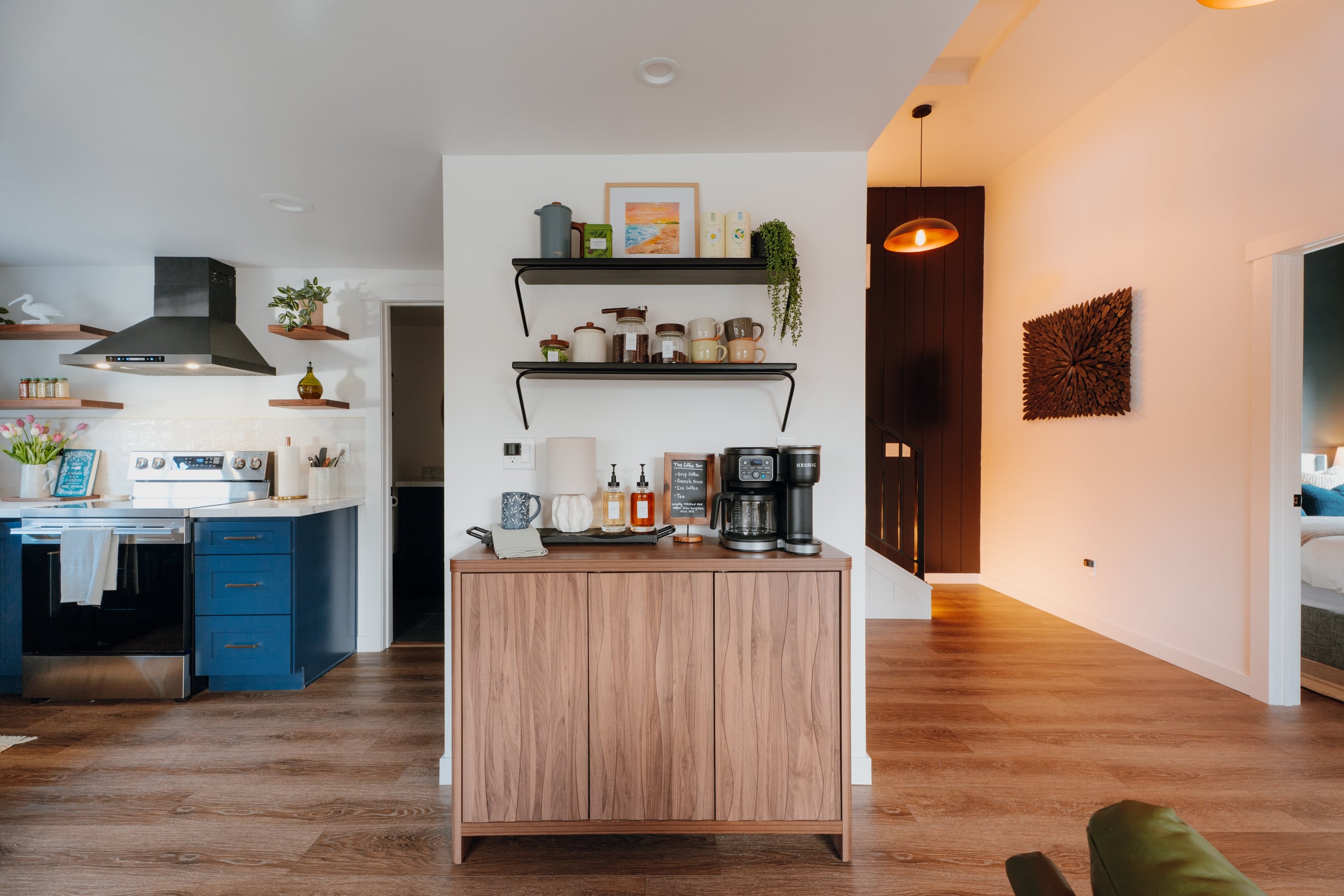Coffee bar area