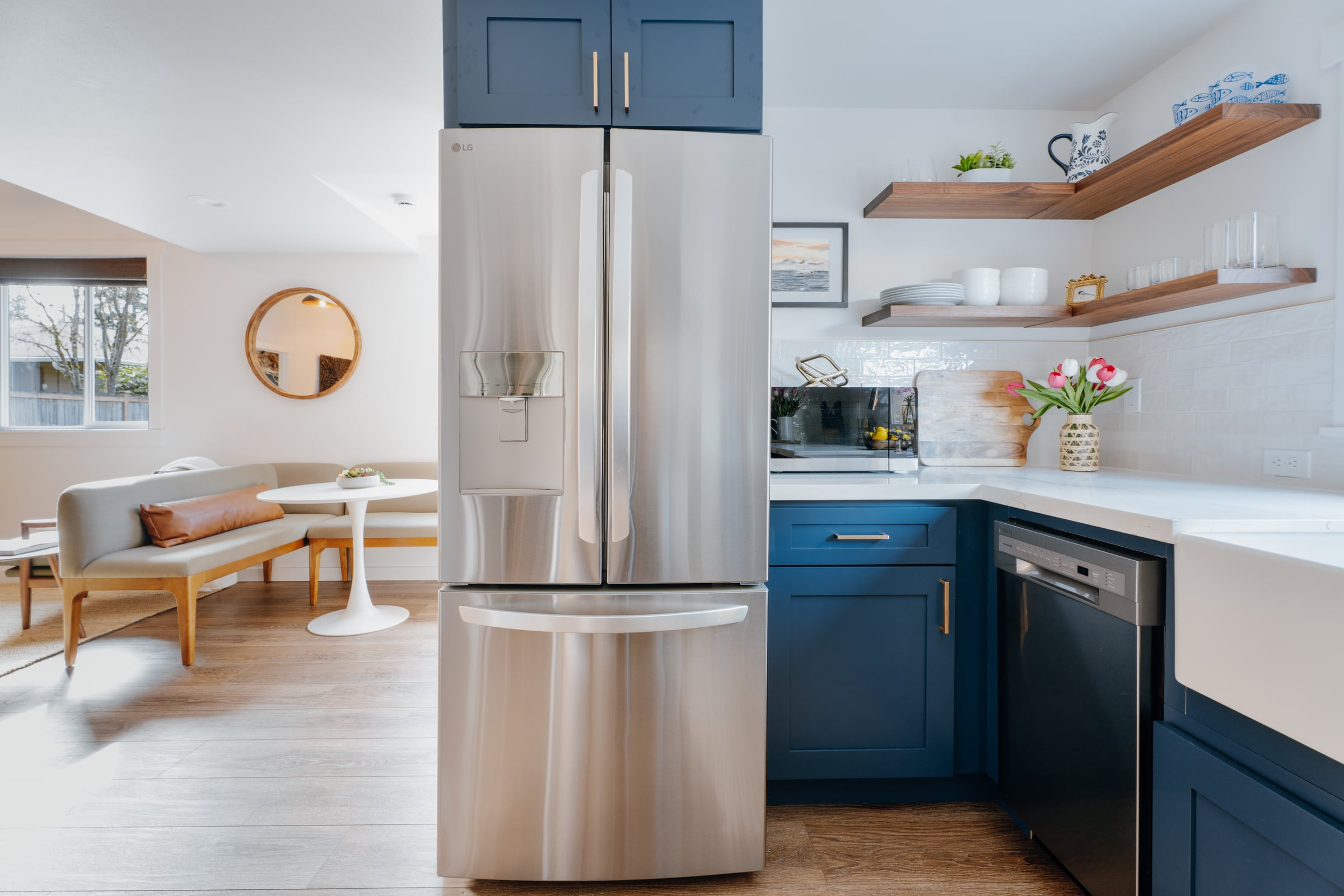 Kitchen and dining view