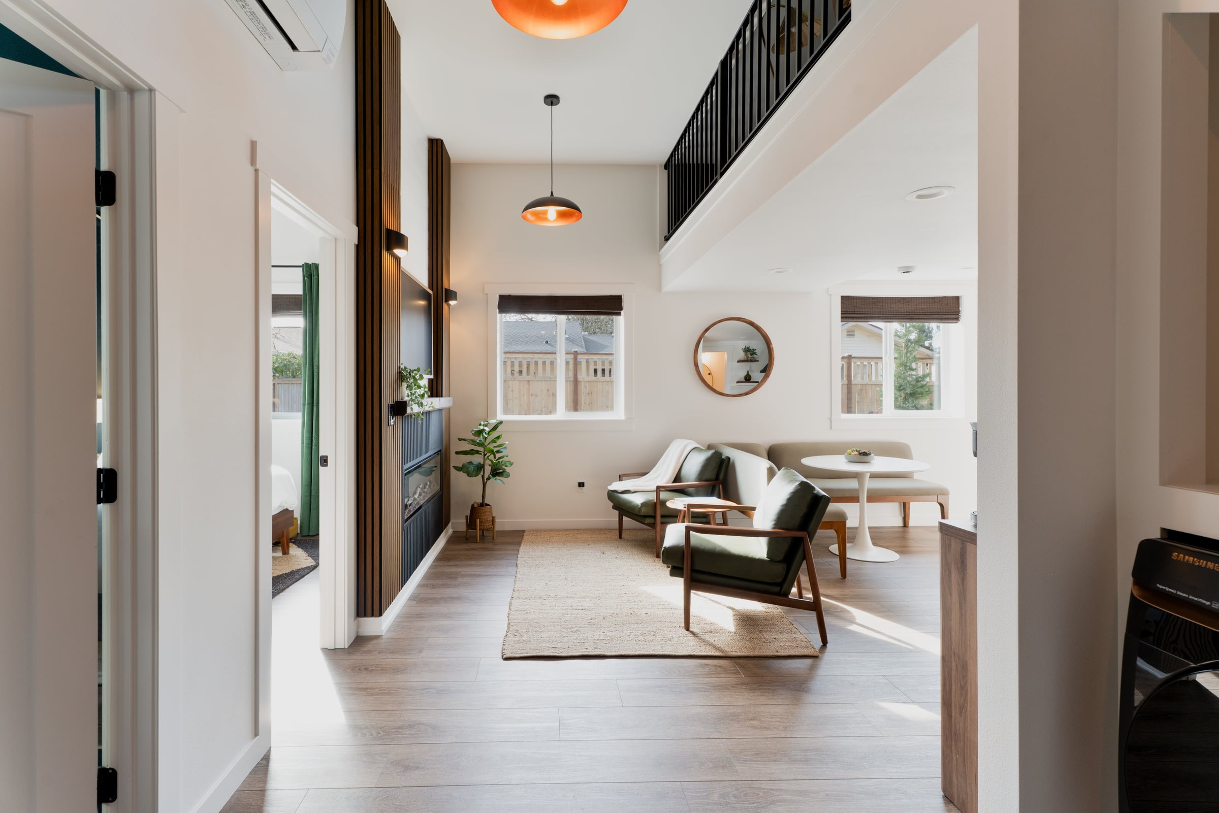 View to living and dining
